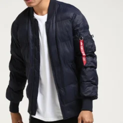 Alpha Industries MA-1 Echo Flight Puffer Jacket Blue -Nuvora Fit Sales 02012012 YX001 normal 06