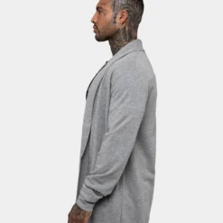 Saint Morta Coffin Party Longline Cardigan Grey Marle -Nuvora Fit Sales 02013015 YQ163 mens 0040