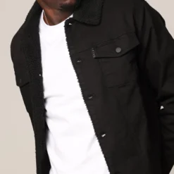 Saint Morta Sherpa Denim Jacket Black/Black 14 Saint Morta Sherpa Denim Jacket Black/Black -Nuvora Fit Sales 02016552 YB015 mens 0000060 scaled