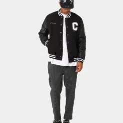 Carré MVP Varsity Jacket Black -Nuvora Fit Sales 02020560 YB001 mens 0020