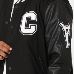 Carré MVP Varsity Jacket Black -Nuvora Fit Sales 02020560 YB001 mens 0070