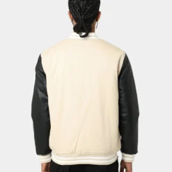 Carré MVP Varsity Jacket Stone/Black -Nuvora Fit Sales 02020560 YS587 mens 0040