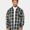 Saint Morta Prima Long Sleeve Flannel Shirt Stadium Green -Nuvora Fit Sales 02020574 YS327 mens 0010