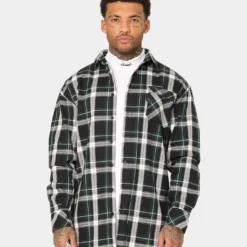 Saint Morta Prima Long Sleeve Flannel Shirt Stadium Green
