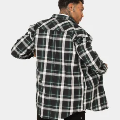 Saint Morta Prima Long Sleeve Flannel Shirt Stadium Green -Nuvora Fit Sales 02020574 YS327 mens 0020 7438713b 6bdc 41cf a3ca fc9d1d4c363e
