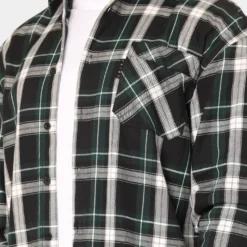 Saint Morta Prima Long Sleeve Flannel Shirt Stadium Green -Nuvora Fit Sales 02020574 YS327 mens 0070