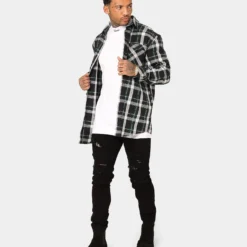 Saint Morta Prima Long Sleeve Flannel Shirt Stadium Green -Nuvora Fit Sales 02020574 YS327 mens 0080