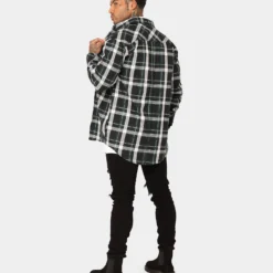 Saint Morta Prima Long Sleeve Flannel Shirt Stadium Green -Nuvora Fit Sales 02020574 YS327 mens 0090