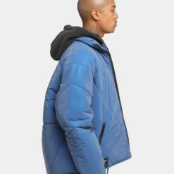 Loiter Reflective Spectrum Puffer Jacket V2 Navy -Nuvora Fit Sales 02027670 YN200 mens 0070