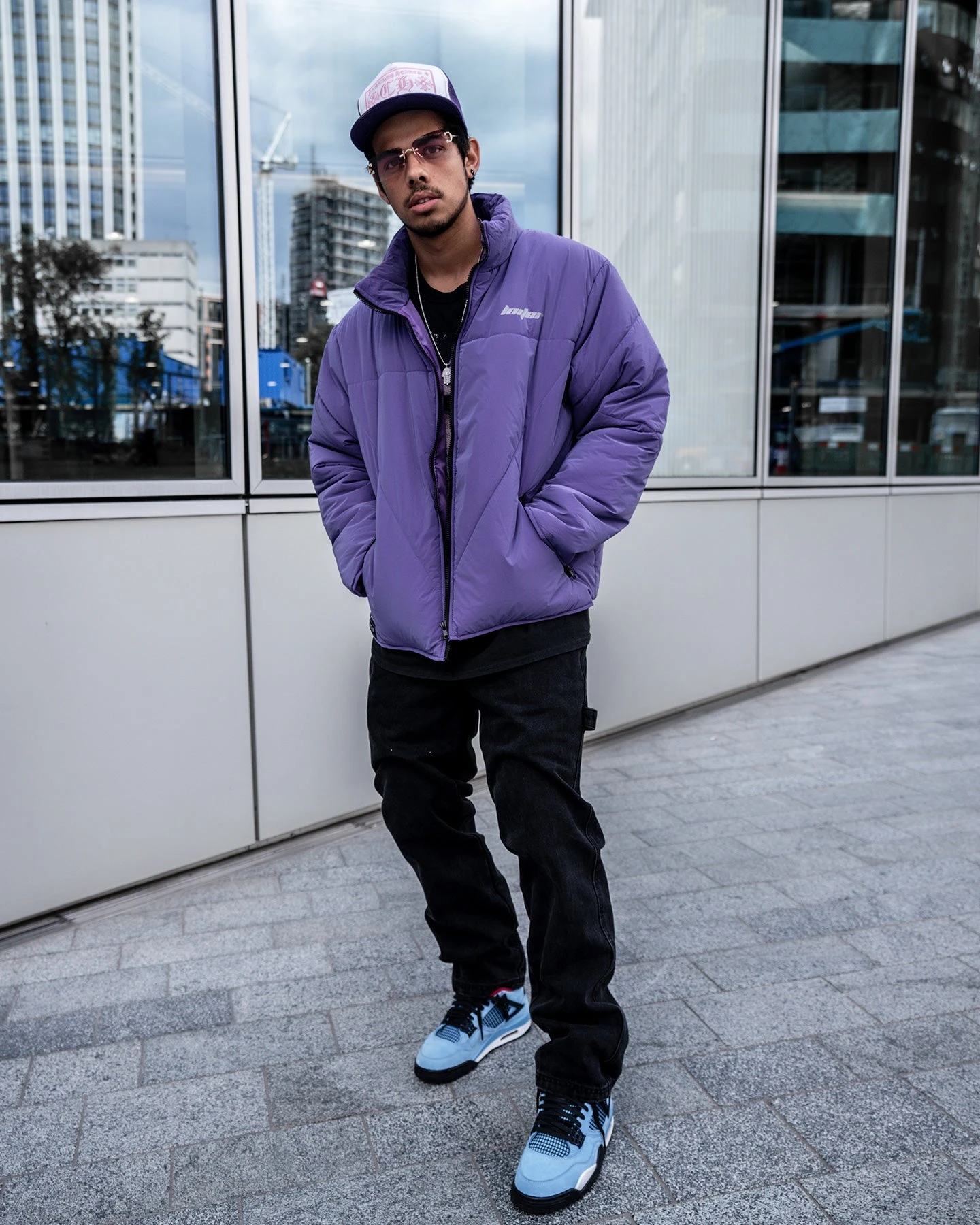 Loiter Reflective Spectrum Puffer Jacket V2 Purple 7 Loiter Reflective Spectrum Puffer Jacket V2 Purple - Image 5