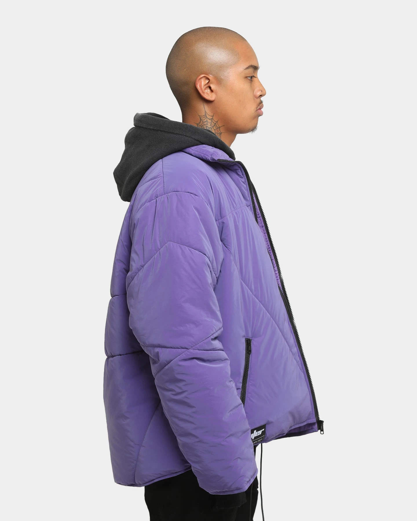 Loiter Reflective Spectrum Puffer Jacket V2 Purple 11 Loiter Reflective Spectrum Puffer Jacket V2 Purple - Image 9