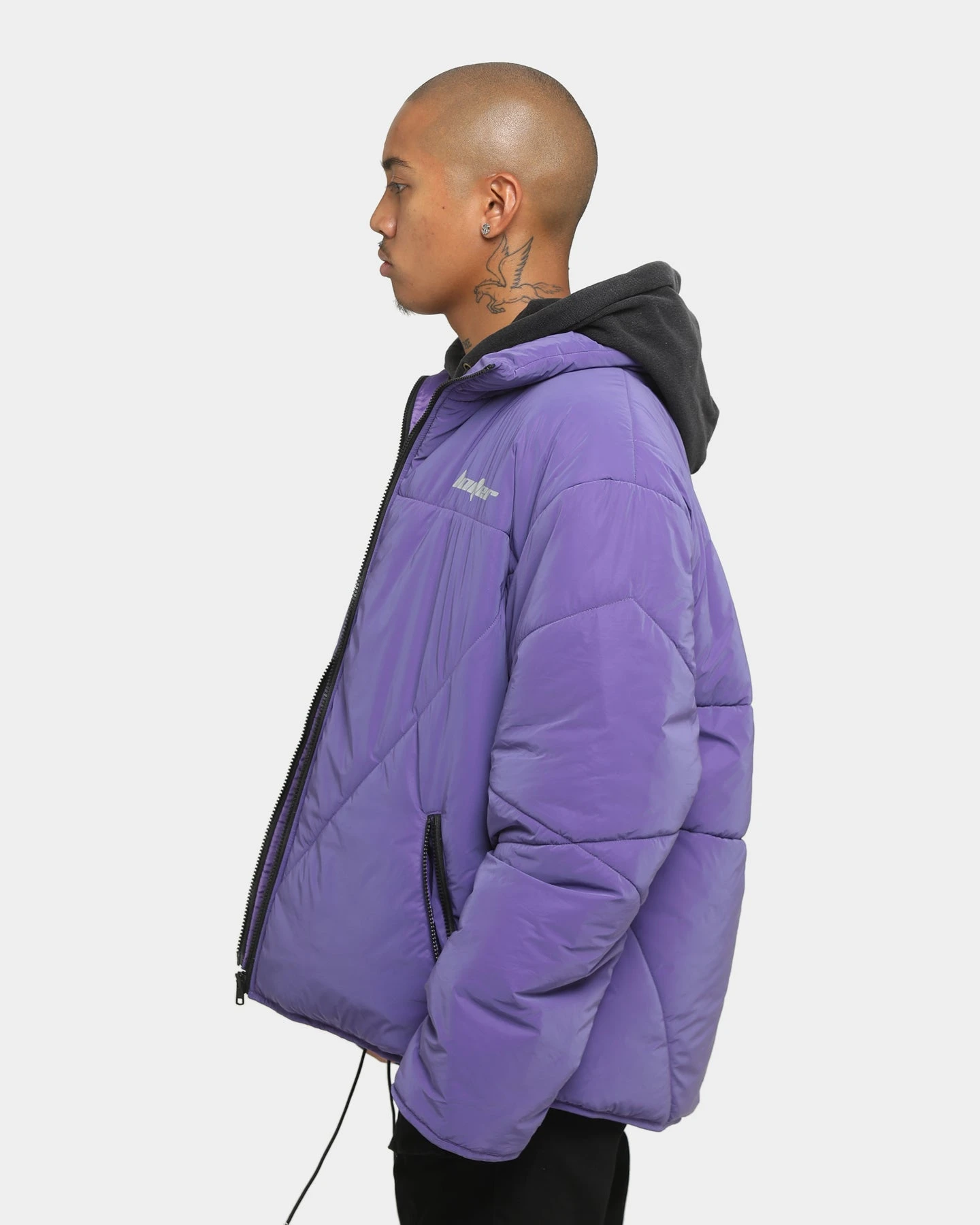 Loiter Reflective Spectrum Puffer Jacket V2 Purple 12 Loiter Reflective Spectrum Puffer Jacket V2 Purple - Image 10