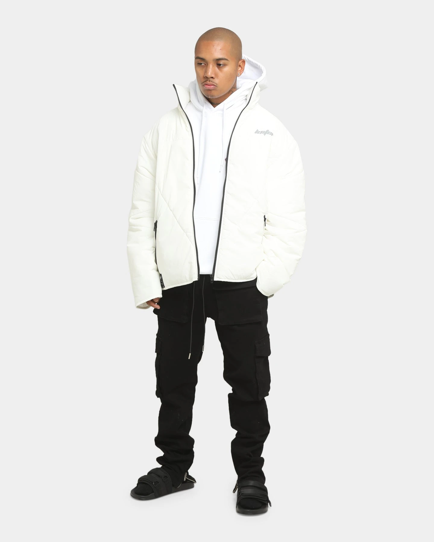 Loiter Reflective Spectrum Puffer Jacket V2 Pearl/White 7 Loiter Reflective Spectrum Puffer Jacket V2 Pearl/White - Image 5