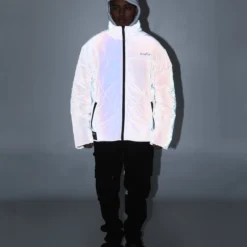 Loiter Reflective Spectrum Puffer Jacket V2 Pearl/White 23 Loiter Reflective Spectrum Puffer Jacket V2 Pearl/White -Nuvora Fit Sales 02027670 YP816 mens 0100