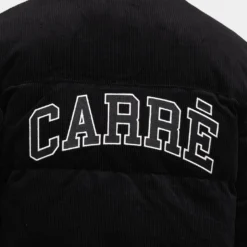 Carré College Cord Puffer Jacket Black -Nuvora Fit Sales 02028315 YB001 mens 00160