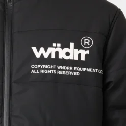 WNDRR Dos Puffer Jacket Black -Nuvora Fit Sales 02029134 YB001 mens 0030