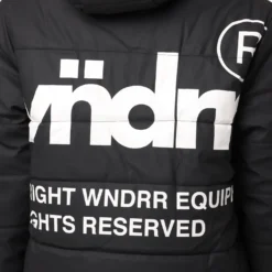 WNDRR Dos Puffer Jacket Black -Nuvora Fit Sales 02029134 YB001 mens 0040
