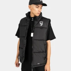 The Anti Order Hyphen ATD Puffer Vest Black