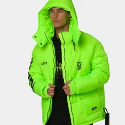 The Anti Order Hyphen ATD Puffer Jacket Atomic Green -Nuvora Fit Sales 02029574 YA095 mens 0031