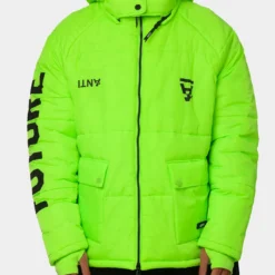 The Anti Order Hyphen ATD Puffer Jacket Atomic Green -Nuvora Fit Sales 02029574 YA095 mens 0071