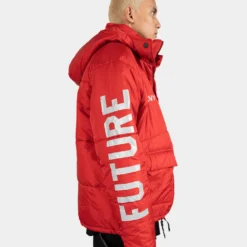 The Anti Order Hyphen ATD Puffer Jacket Red/White -Nuvora Fit Sales 02029574 YR081 mens 09