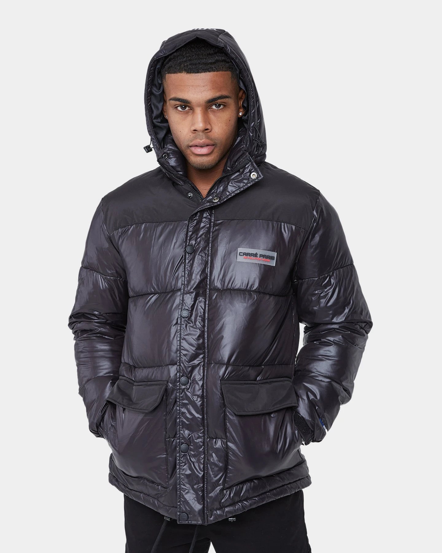 Carré Bossman Puffer Jacket Black 6 Carré Bossman Puffer Jacket Black - Image 4