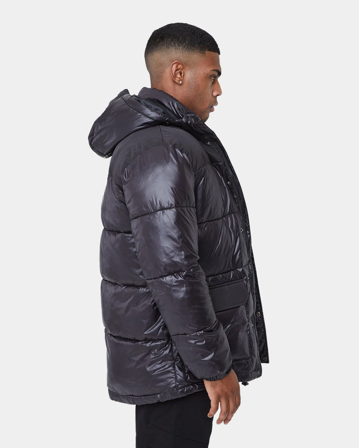 Carré Bossman Puffer Jacket Black 11 Carré Bossman Puffer Jacket Black - Image 9