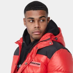 Carré Bossman Puffer Jacket Red/Black -Nuvora Fit Sales 02029852 YR010 mens 00030