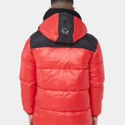 Carré Bossman Puffer Jacket Red/Black -Nuvora Fit Sales 02029852 YR010 mens 00040