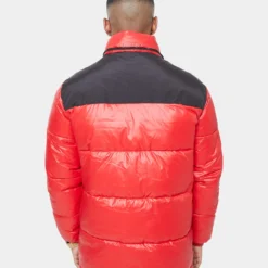 Carré Bossman Puffer Jacket Red/Black -Nuvora Fit Sales 02029852 YR010 mens 00045