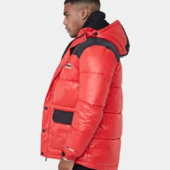 Carré Bossman Puffer Jacket Red/Black -Nuvora Fit Sales 02029852 YR010 mens 00060