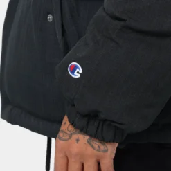 Champion Reversible Puffer Jacket Black 23 Champion Reversible Puffer Jacket Black -Nuvora Fit Sales 02030063 YB001 mens 00100