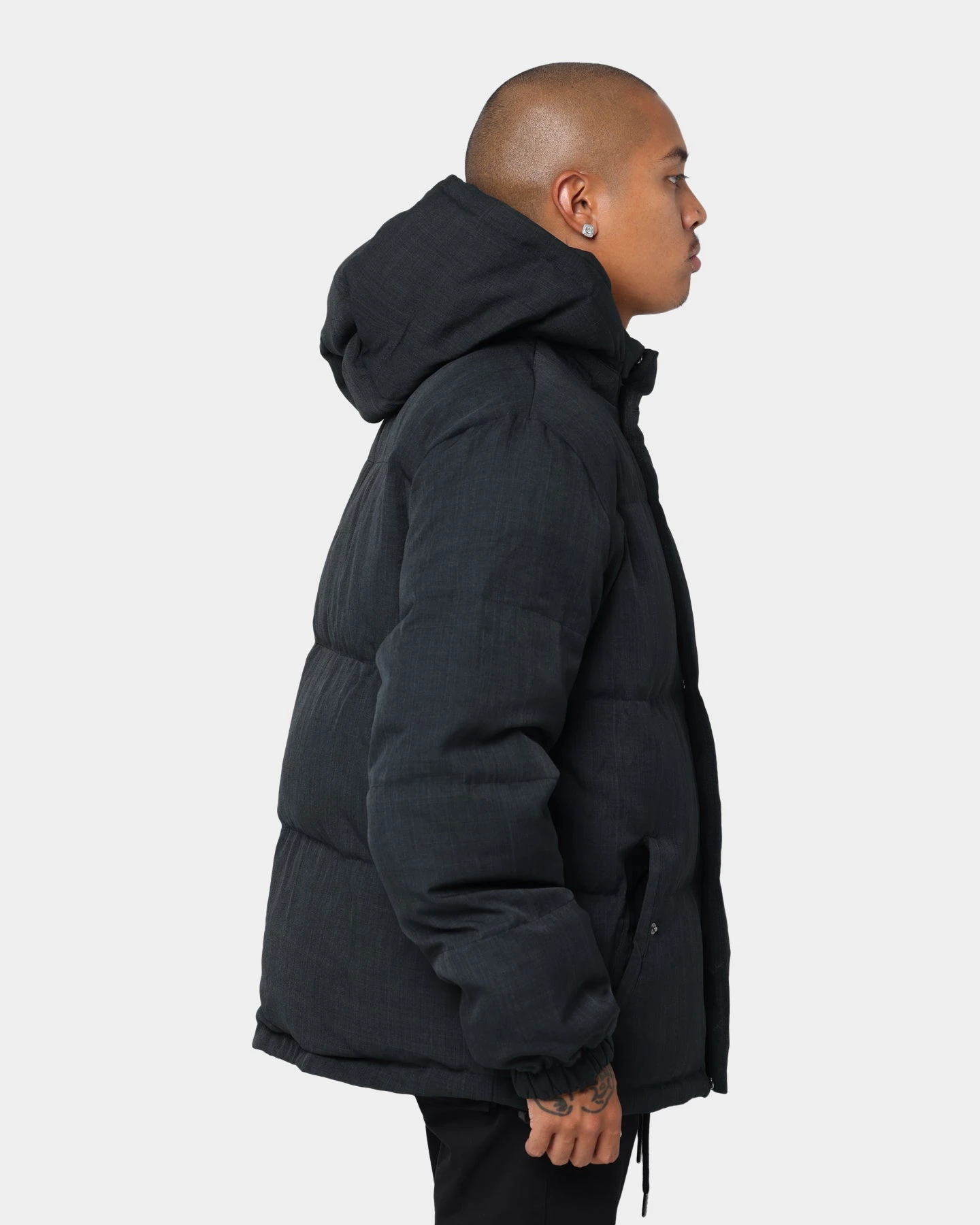 Champion Reversible Puffer Jacket Black 7 Champion Reversible Puffer Jacket Black - Image 5