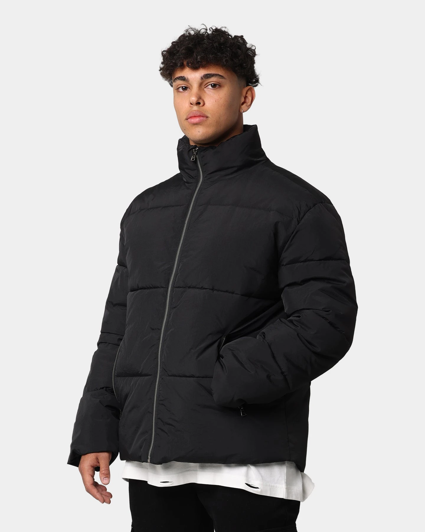 EN ES Caesar Puffer Jacket Black 4 EN ES Caesar Puffer Jacket Black - Image 2