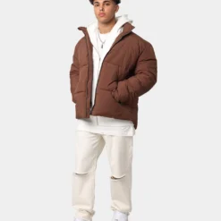 EN ES Caesar Puffer Jacket Brown -Nuvora Fit Sales 02031285 YX300 mens 0020