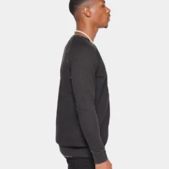 XXIII Wash Zip Crew Black 21 XXIII Wash Zip Crew Black -Nuvora Fit Sales 02031562 YB001 mens 050