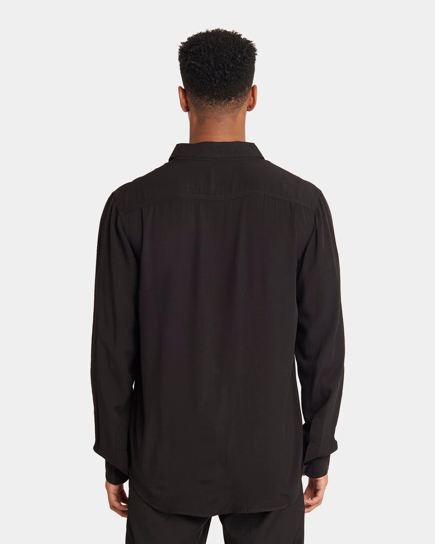 XXIII Crete Long Sleeve Button Up Shirt Black 7 XXIII Crete Long Sleeve Button Up Shirt Black - Image 5