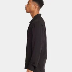 XXIII Crete Long Sleeve Button Up Shirt Black 16 XXIII Crete Long Sleeve Button Up Shirt Black -Nuvora Fit Sales 02031594 YB001 mens 060