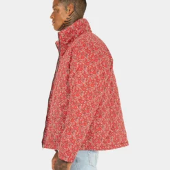 XXIII Paisley Puffer Jacket Red -Nuvora Fit Sales 02031626 YR001 mens 60