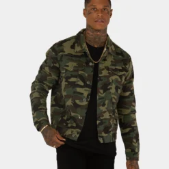 XXIII Finn Camo Jacket Camo -Nuvora Fit Sales 02032395 YC001 mens 00080