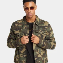XXIII Finn Camo Jacket Camo -Nuvora Fit Sales 02032395 YC001 mens 030
