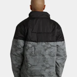 Loiter Split Spectrum Puffer Jacket Black/Camo 3M -Nuvora Fit Sales 02032501 YB950 mens 0050