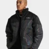 Loiter Split Spectrum Puffer Reflective Jacket Black/Multi 3M -Nuvora Fit Sales 02032501 YB951 mens 0007