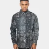 Carre Bandana Ultra Flannel Shirt Black/White