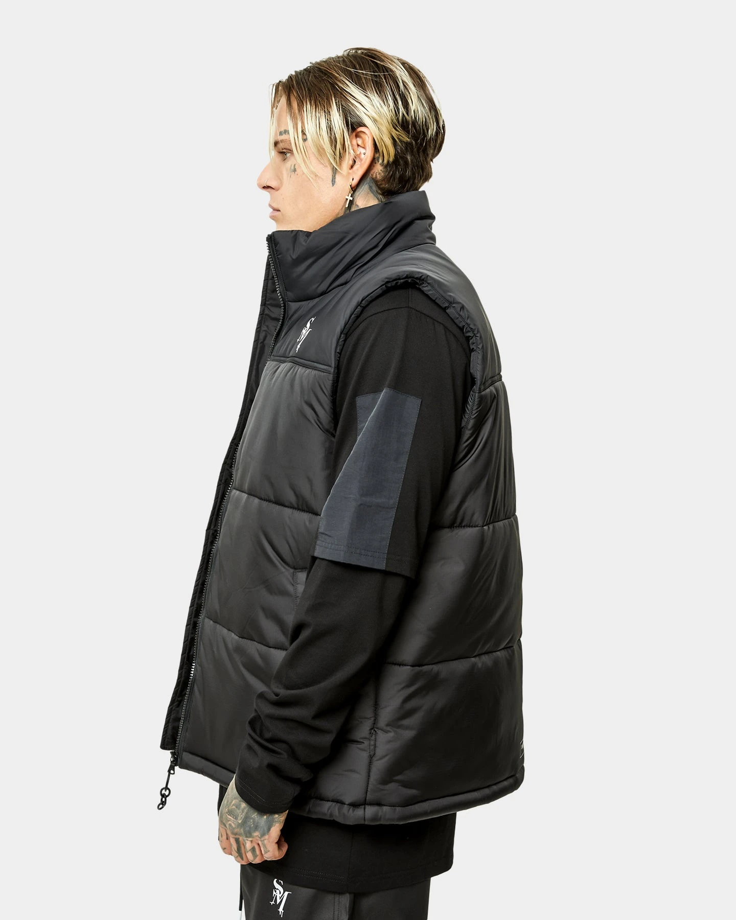 Saint Morta Alpha Homora Puffer Vest Black 7 Saint Morta Alpha Homora Puffer Vest Black - Image 5