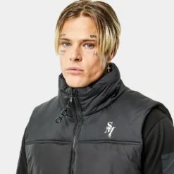Saint Morta Alpha Homora Puffer Vest Black 17 Saint Morta Alpha Homora Puffer Vest Black -Nuvora Fit Sales 02032911 YB001 mens 0060