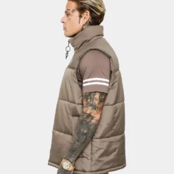 Saint Morta Alpha Homora Puffer Vest Brown -Nuvora Fit Sales 02032911 YX300 mens 0050