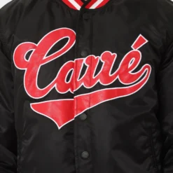 Carre PDB Varsity Jacket Black -Nuvora Fit Sales 02032924 YB001 mens 030