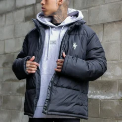 Saint Morta Alpha Homora Puffer Jacket Black