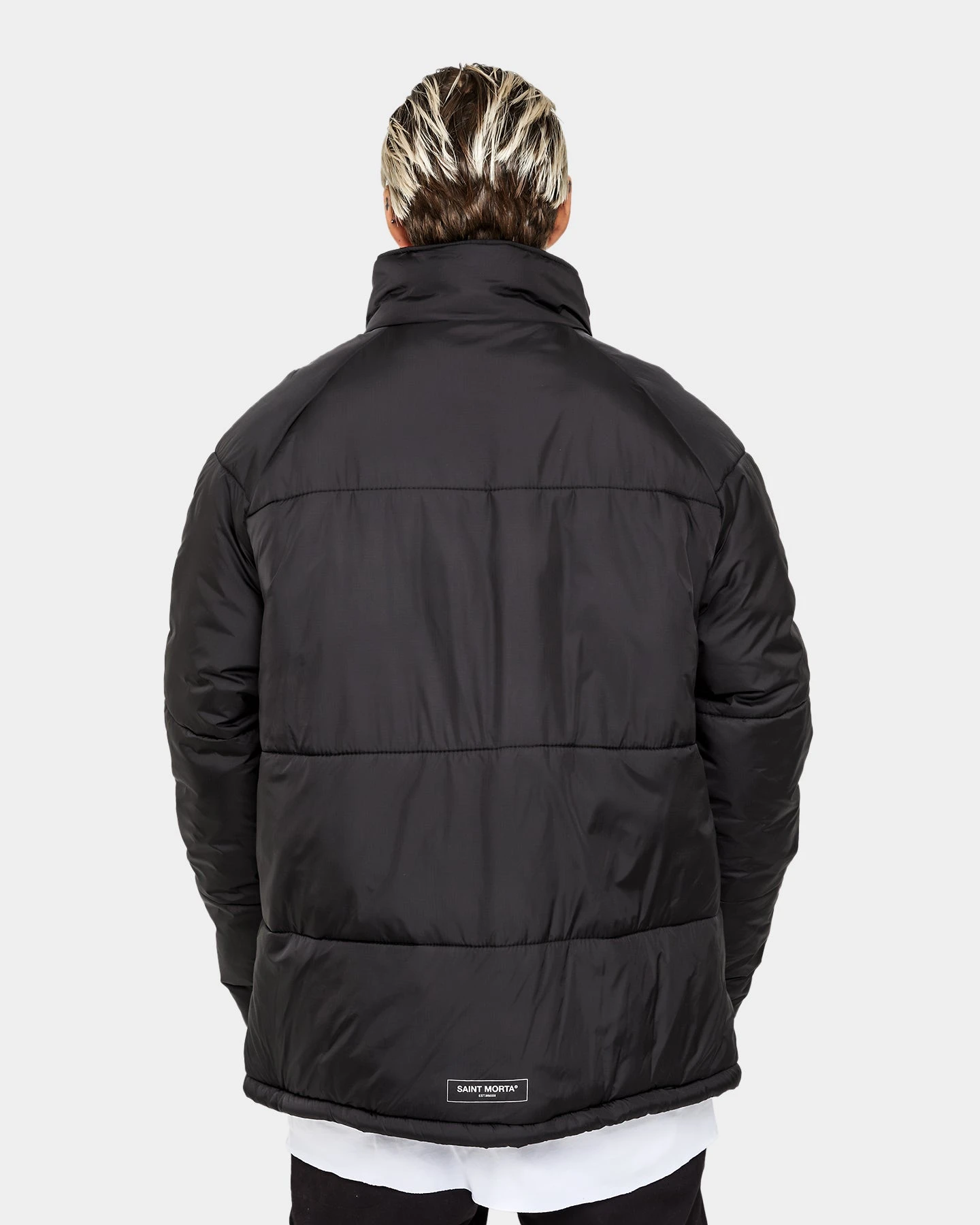 Saint Morta Alpha Homora Puffer Jacket Black 6 Saint Morta Alpha Homora Puffer Jacket Black - Image 4